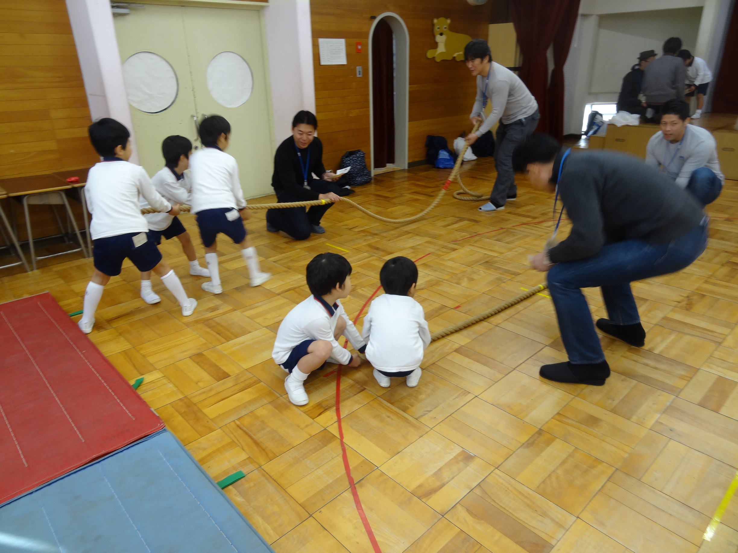 駿河台大学第一幼稚園の「お父さんと遊ぼう会」