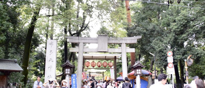 布多天神社例大祭　４年ぶりの神輿渡御も