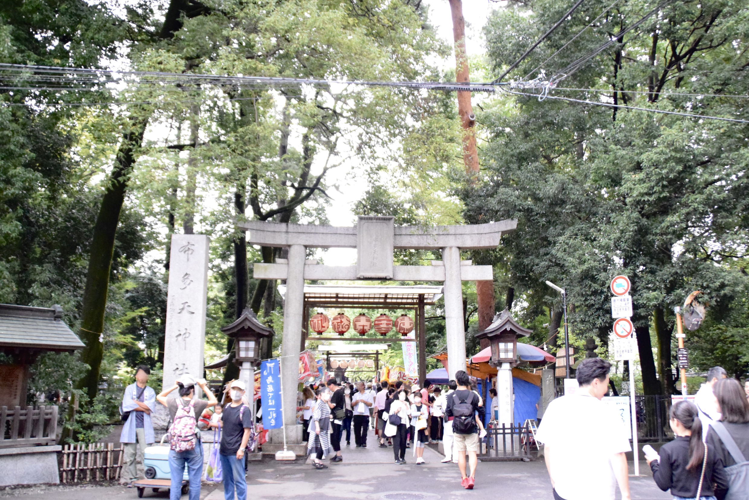 布多天神社例大祭　４年ぶりの神輿渡御も