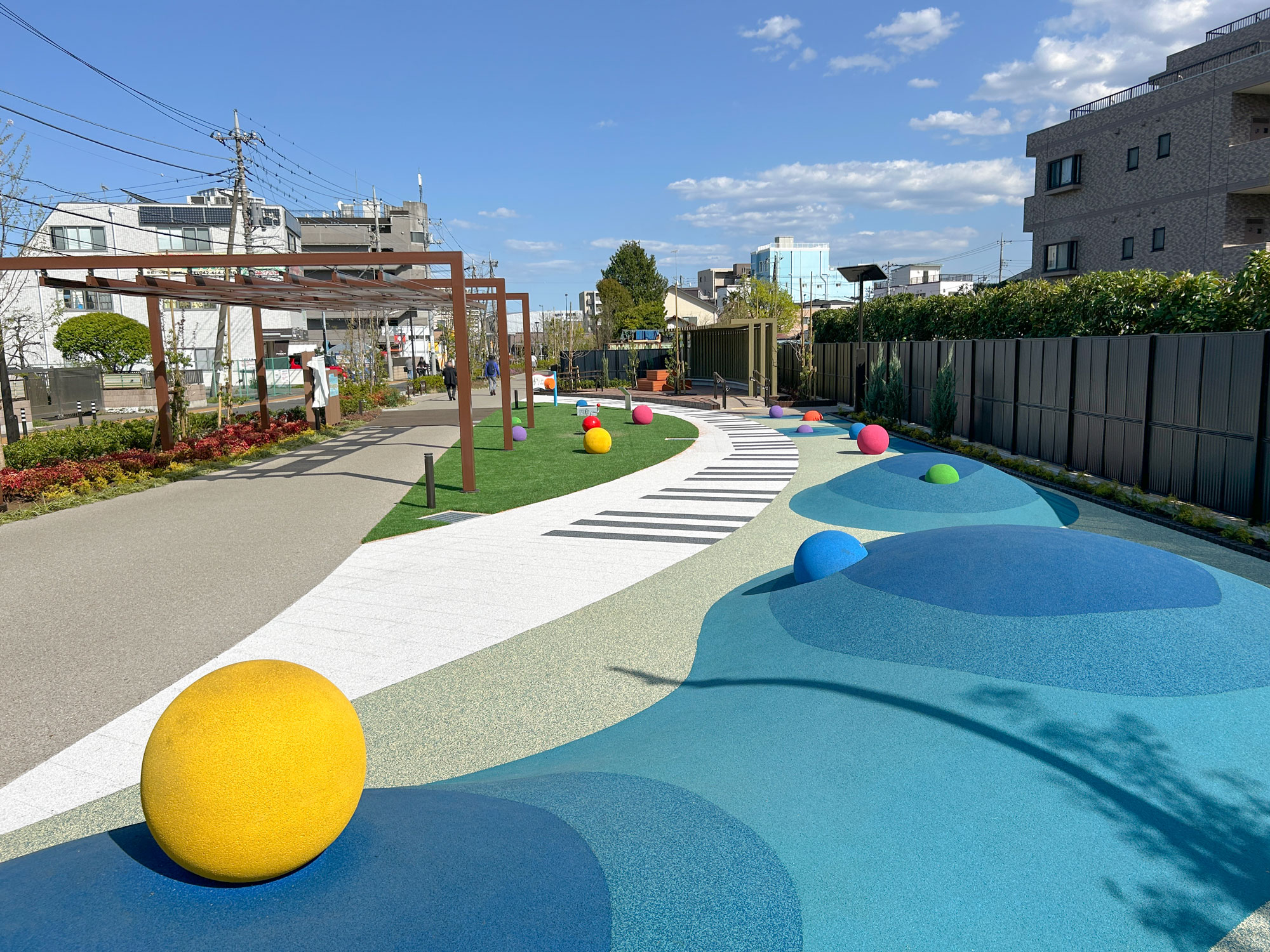 調布駅と布田駅の間の「ちょうふぽっぽみち」