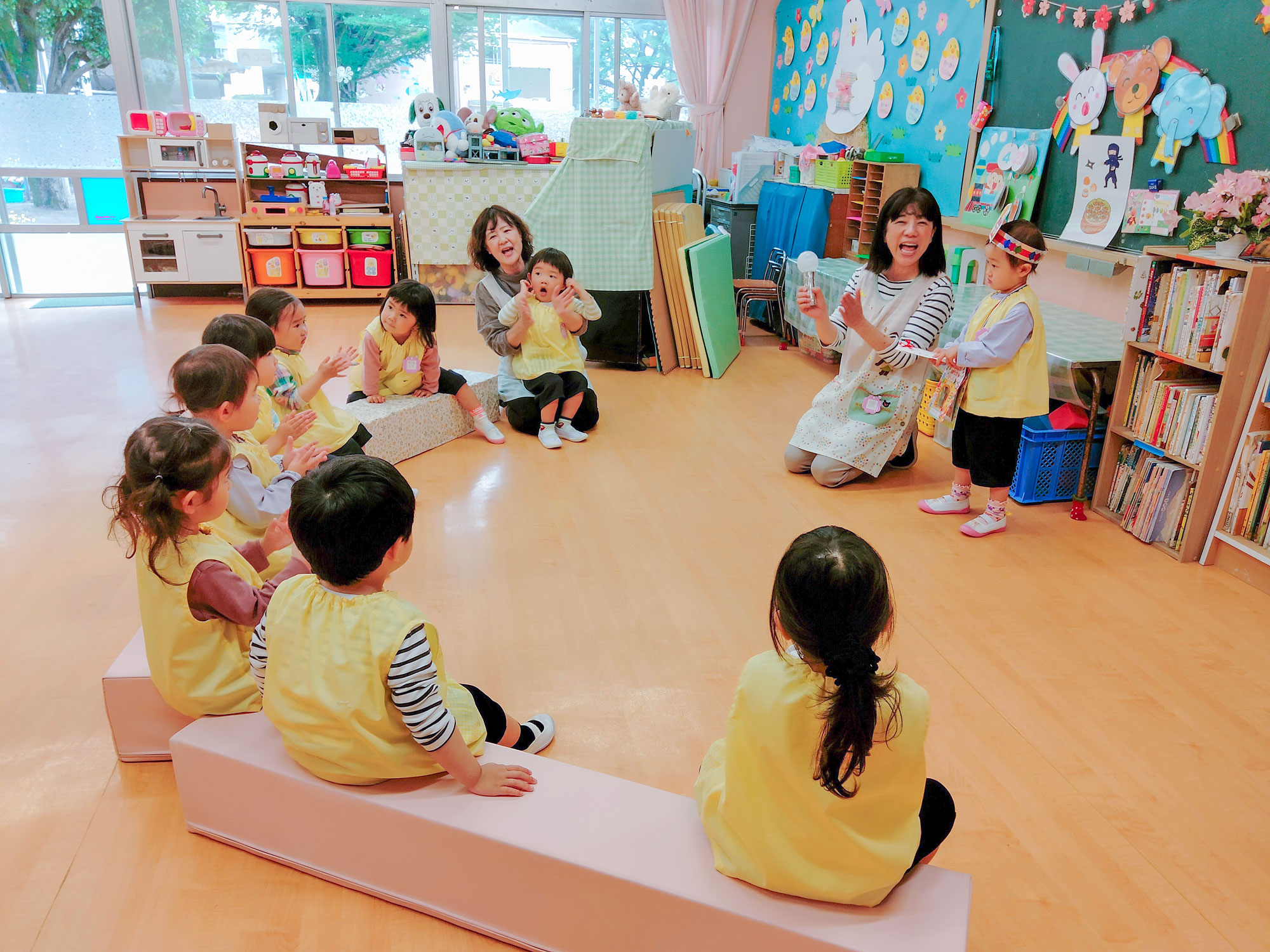 保恵学園幼稚園満三歳児クラスの様子