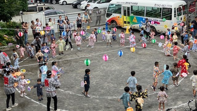 恒例の夏まつり　暑さ対策で進化！