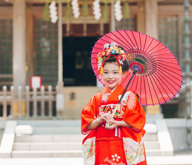 調布駅徒歩1分！七五三の着付け・ヘアメイクは美容室「媛en」で♪