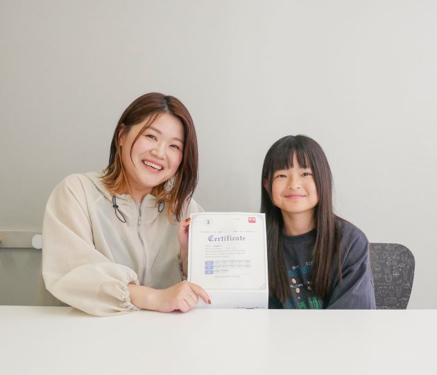 3歳から積み上げた英語力で「英検」も一発合格！Kids&Usで歩んだ7年